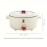 [Non-Stick Electric Pot] Non-Stick White Single-Layer Electric Pot | Multi-Function Electric Stew Pan Cookware