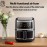 1.59gal Family Air Fryer Oven with Large Basket, Digital Timer & Keep Warm Function, Powerful 1350W, Stainless Steel Exterior & ABS Construction, for Home, Parties, Restaurants - Compatible with US Outlets (110-240V), Restaurant Equipment, Sleek Design, Durable Construction, Multifunctional Cooker, Professional Kitchens