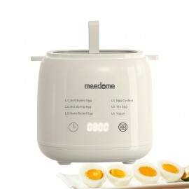 US standard egg cooker with automatic shut-off. Six modes are available, including soft-boiled eggs, steamed egg custard, yogurt-making, and a warming function. It has a non-slip base and is designed to be compact and convenient for home, office, Mini Egg Cooker, Electronic Egg Cooker, Small Egg Cooker, Quick Breakfast Maker, Office Kitchen Gadget, Compact Design, Modern Egg Steamer, Easy to Clean, Durable Construction, Multifunctional Cooker, Yogurt Maker, Small Households,