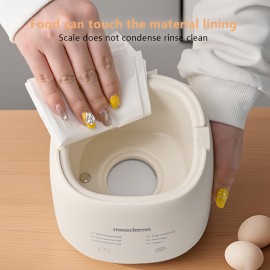 US standard egg cooker with automatic shut-off. Six modes are available, including soft-boiled eggs, steamed egg custard, yogurt-making, and a warming function. It has a non-slip base and is designed to be compact and convenient for home, office, Mini Egg Cooker, Electronic Egg Cooker, Small Egg Cooker, Quick Breakfast Maker, Office Kitchen Gadget, Compact Design, Modern Egg Steamer, Easy to Clean, Durable Construction, Multifunctional Cooker, Yogurt Maker, Small Households,