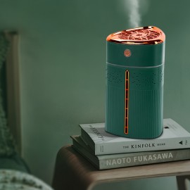 Mini USB Humidifier for Home, Car & Desk - Compact Air Mist Sprayer with Large Fog Output, Air Humidifier for Home, Warm Mist Humidifier, Humidifier for Living Room, Humidifiers for Home Large, Sleek Design, Quiet Operation, Easy Refill, Office Workers