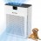 BlueDate Air Purifiers for Home Large Room Up to 1100 Sq Ft with PM 2.5 Display Air Quality Sensor for Pet Hair, 25dB Sleep Mode, Auto Mode, Timer, Aromatherapy, HEPA Air Purifier for Bedroom