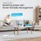 1 Pack Large Room/Bedroom Humidifier 1.59gal Top-Fill Cool Mist with Essential Oil Diffuser, App & Voice Control (Alexa/), 7-Color Night, Auto-Restart Operation for Nursery, Home, Whole House - Easy-Fill System, White