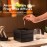 280Ml Essential Oil Diffuser with Flame Effect - Mimics a Bonfire with Atomization, Features 7-Color LED Mood Lighting, Operates Silently with Sound Wave Technology, Includes 2-Hour/4-Hour Timer, Automatic Shutoff, Ideal for Bedroom, Office, Yoga, And As a Gift for Aromatherapy.