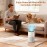 Air Purifier with HEPA Filter, Quiet Operation, Scented Sponge & Timer Mode - for Home, Office, Living Room, Bedroom - Ideal Christmas Gift - USB-Powered - No Batteries