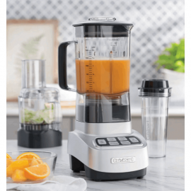 Velocity Ultra Blender/Food Processor with Travel Cup, Velocity blender food processor combo, home blender, multi-function blender, easy-to-use blender, blender with travel cups, personal blender and food processor, powerful blender for smoothies, easy clean blender with cups