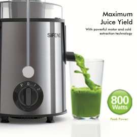 Qcen Juicer Machine, 800W Centrifugal Juicer Extractor With Wide Mouth 3