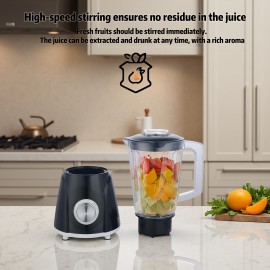 54.1oz Capacity Fruit Juicer, Automatic Juicer, Blender, Mixer, Make Juice, Milkshake, Soy Milk, Thickened PC Cup, High Power Juicer, Household Good Item, Household, Dormitory, Button Control, Breakfast Machine