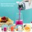 - Ice Crusher & Blender with Temperature Control - Adjustable Speed Baby Food Maker, Smoothie Processor, Keep-Cool Function, Portable Handheld for Ice Cubes, Purees, No (Low Voltage for