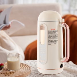 6-in-1 Multi-Functional Nut Milk Maker Machine 900mL Smart Automatic Cold/Hot Homemade Beverages Machine With Mesh Strainer