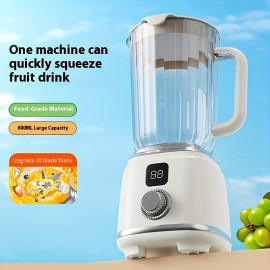 USB-Powered Mini Portable Blender & Ice Crusher with 22000 RPM Motor - Compact Handheld Smoothie Maker, Juicer, Milkshake Maker, Ice Crusher - USB Charging, For Home, Travel, Office - Ideal For Fruits, Vegetables, Portable Blender, Travel Essential