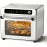12-in-1 Portable Air Fryer Toaster Oven with Grill, Broil & Convection Bake - Large Capacity 6.34gal Stainless Steel Oven, 1400W Power, LED Touchscreen & Knob Control, Compact Design Suitable for, Dorm, RV - Quick & Easy Multi-Function Appliance
