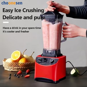 Heavy-Duty Multi-Purpose Blender & Juicer - Powerful Motor for Smoothies, Ice Crushing, Meal Prep - Compact Design with Easy-Clean Blades - Ideal for Home, Commercial Kitchens, Cafes, Restaurants - US Plug (110V) - Durable Construction