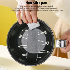 [Electric Hot Pot] An 18Cm American-Style Double-Layer Electric Hot Pot, Electric Frying Pan, And Multifunctional Electric Cooker Suitable for Students And Dorms. This All-In-One Pot Is Perfect for Hot Pot And Various Delicious Dishes, Featuring Adjustable Heat Settin