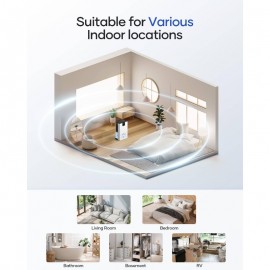 Dehumidifier, 95oz Dehumidifiers Home, 1000 sq. ft. Dehumidifier Basement Bathroom Bedroom with Auto Shut Off, 7 Colors LED Light, Quiet Dehumidifiers with Sleep Mode, White, Dehumidifier with Drain, Dehumidifier for Bathroom, Dehumidifier Bag