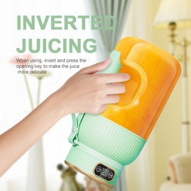 1pc 43.96oz Portable Wireless Juicer with Straw Lid - Compact Battery-Powered Design, Rechargeable Lithium Battery, 10+ Juicing Sessions per Charge