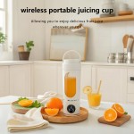 New household 23.67oz crushed ice juicer cup USB charging portable juicer outdoor portable cup 12 blade blade juicer