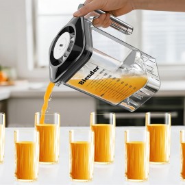 Commercial Quiet Blender | 61oz Smart Blender | Kitchen Blender with Soundproof | 5 Auto Programs | 1.8L Thickened Safe Jar | Triple Noise Reduction | Removable Splash Guard | Continuous Heavy-Duty Use, Self-Cleaning for Smoothies & Soups