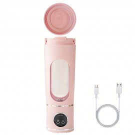 New household 23.67oz crushed ice juicer cup USB charging portable juicer outdoor portable cup 12 blade blade juicer